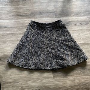 Ann Taylor Navy Tweed Skirt